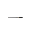 FRAISE CYLINDRIQUE DENTURE CROISEE AVEC BOUT ARRONDI Ø3