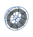 FIL MIG ACIER MEGASTEEL -  F.706  Ø1,2 FUT 250 KG